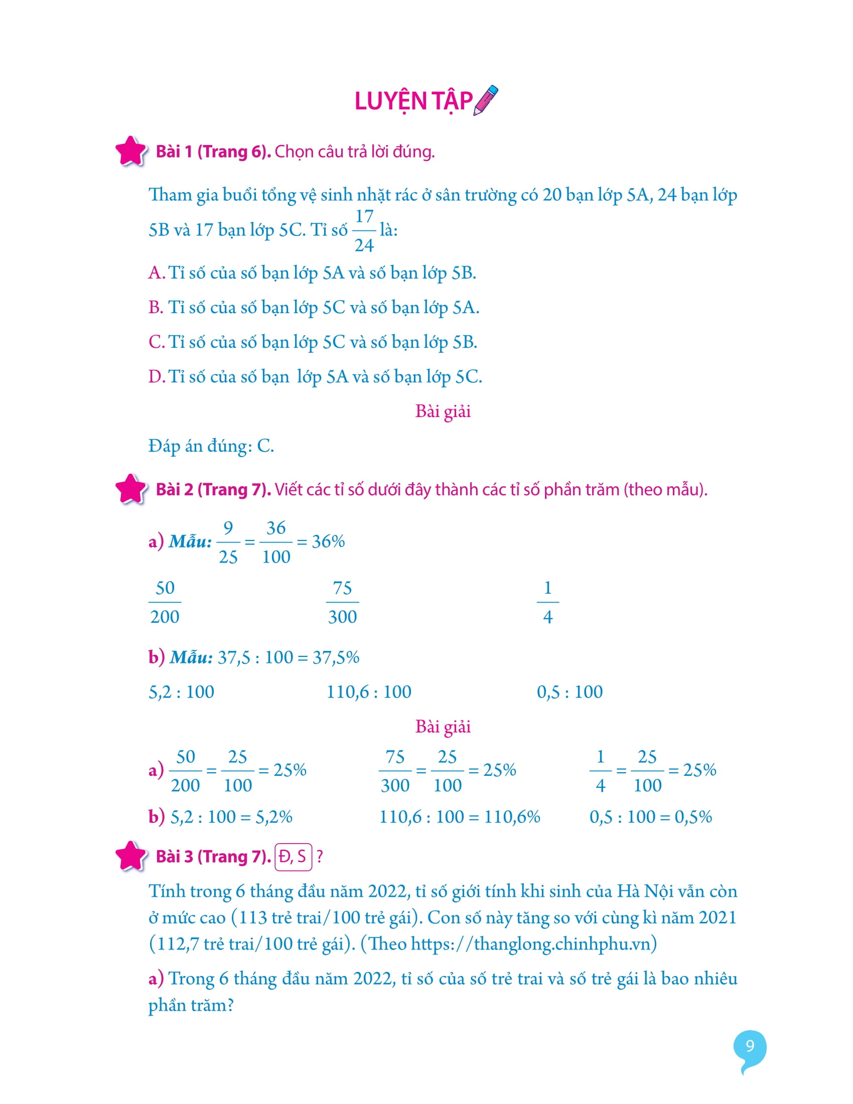 Bộ Giải Bài Tập Toán Lớp 5 (Tập 2) - Ảnh 10