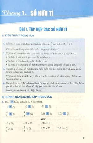 bộ giải bài tập toán lớp 7 - tập 1 (theo bộ sách chân trời sáng tạo) - Ảnh 5