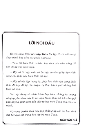 bộ giải bài tập toán lớp 9 - tập 2 (tái bản lần thứ 9 theo chương trình giảm tải) - Ảnh 5
