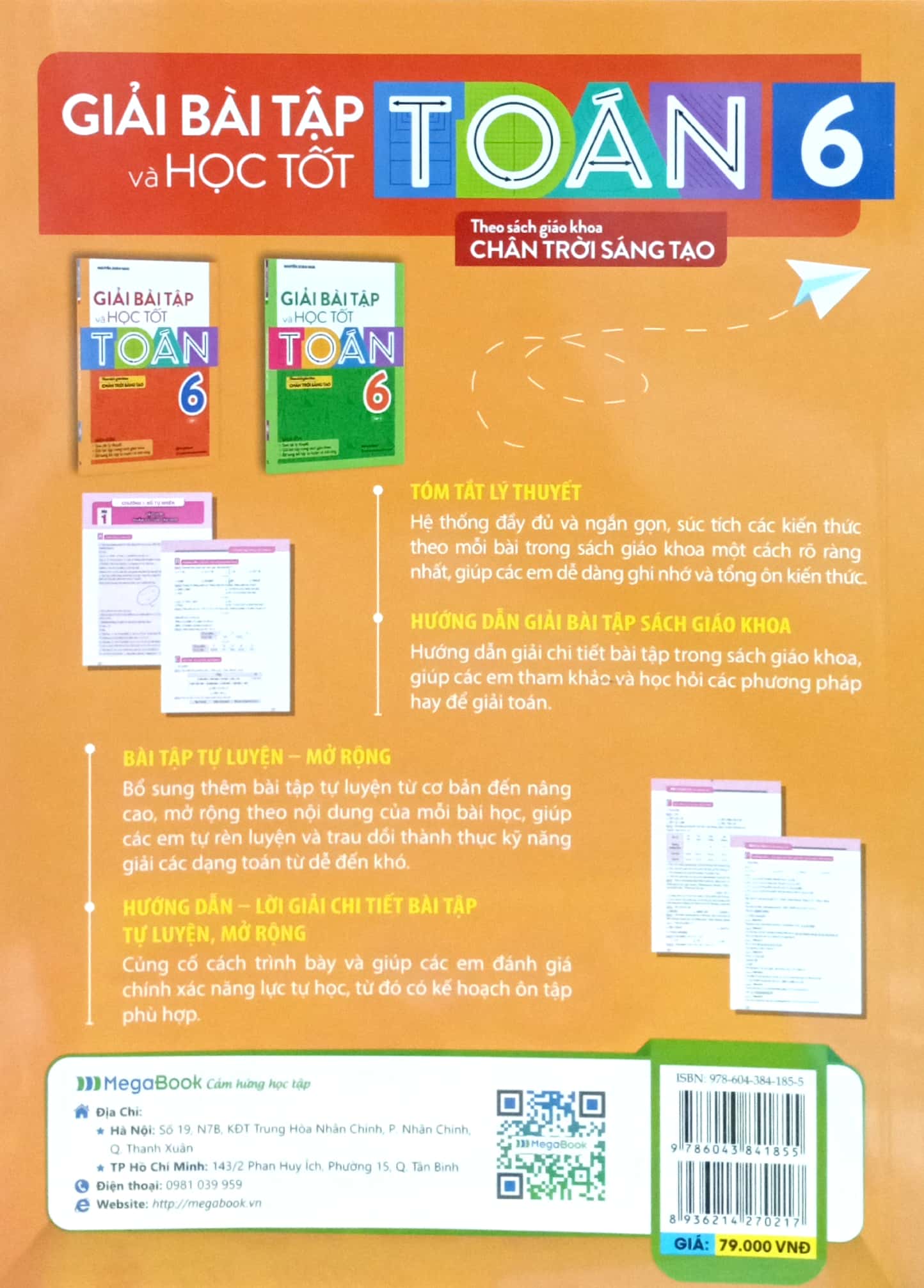 bộ giải bài tập và học tốt toán 6 - tập 1 (theo sách giáo khoa chân trời sáng tạo) - Ảnh 6