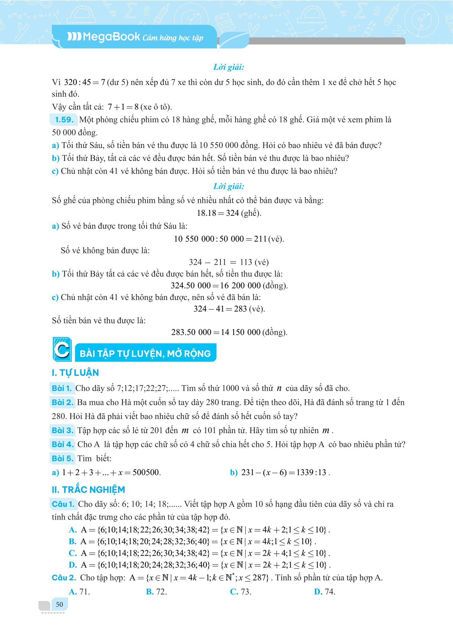 bộ giải bài tập và học tốt toán 6 - tập 1 (theo sgk kết nối tri thức với cuộc sống) - Ảnh 16