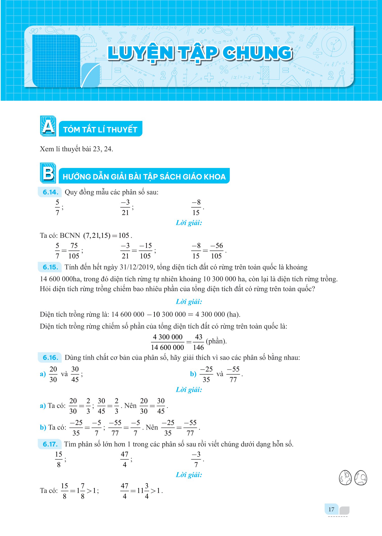 bộ giải bài tập và học tốt toán 6 - tập 2 (theo sgk kết nối tri thức với cuộc sống) - Ảnh 12