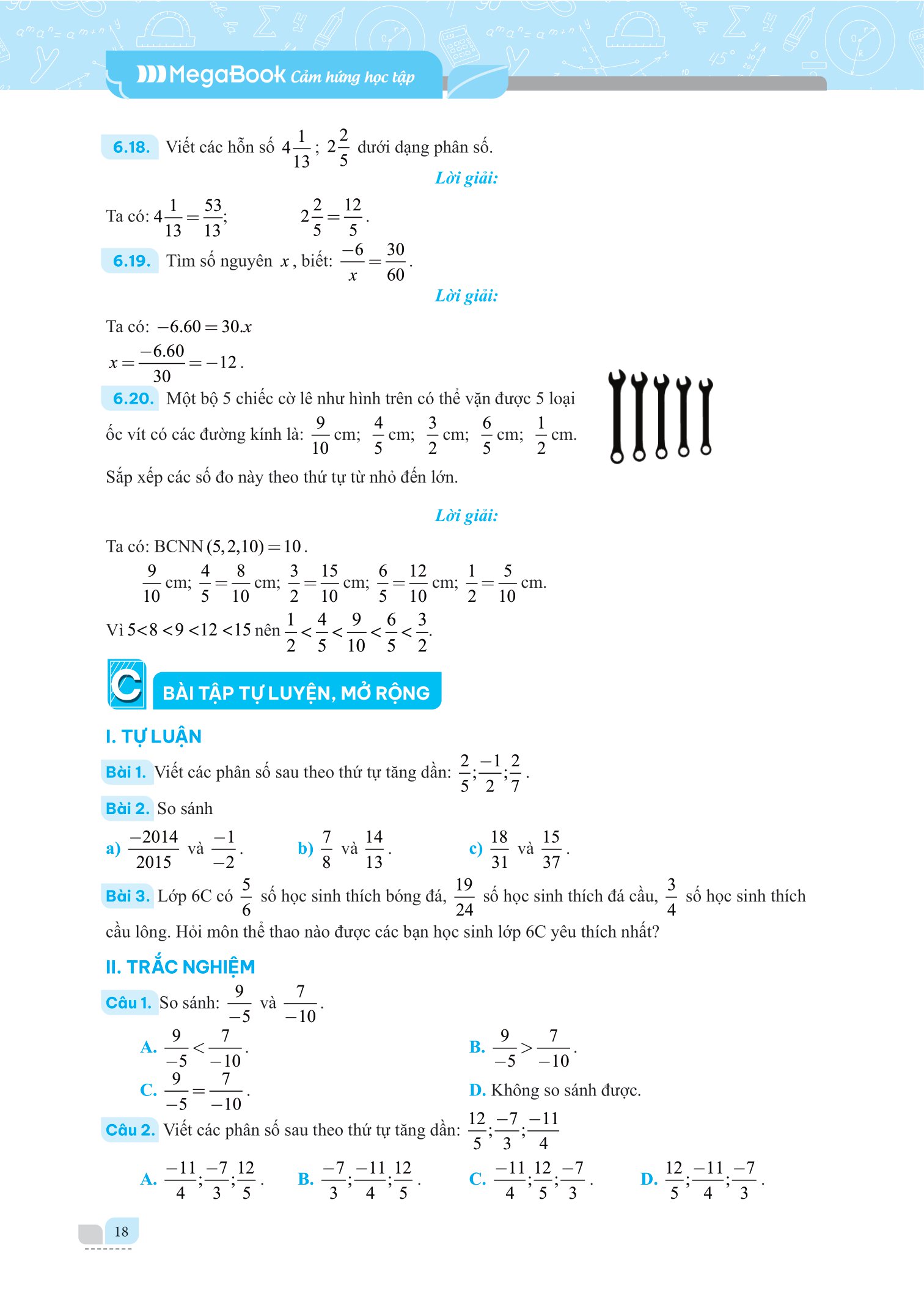 bộ giải bài tập và học tốt toán 6 - tập 2 (theo sgk kết nối tri thức với cuộc sống) - Ảnh 13
