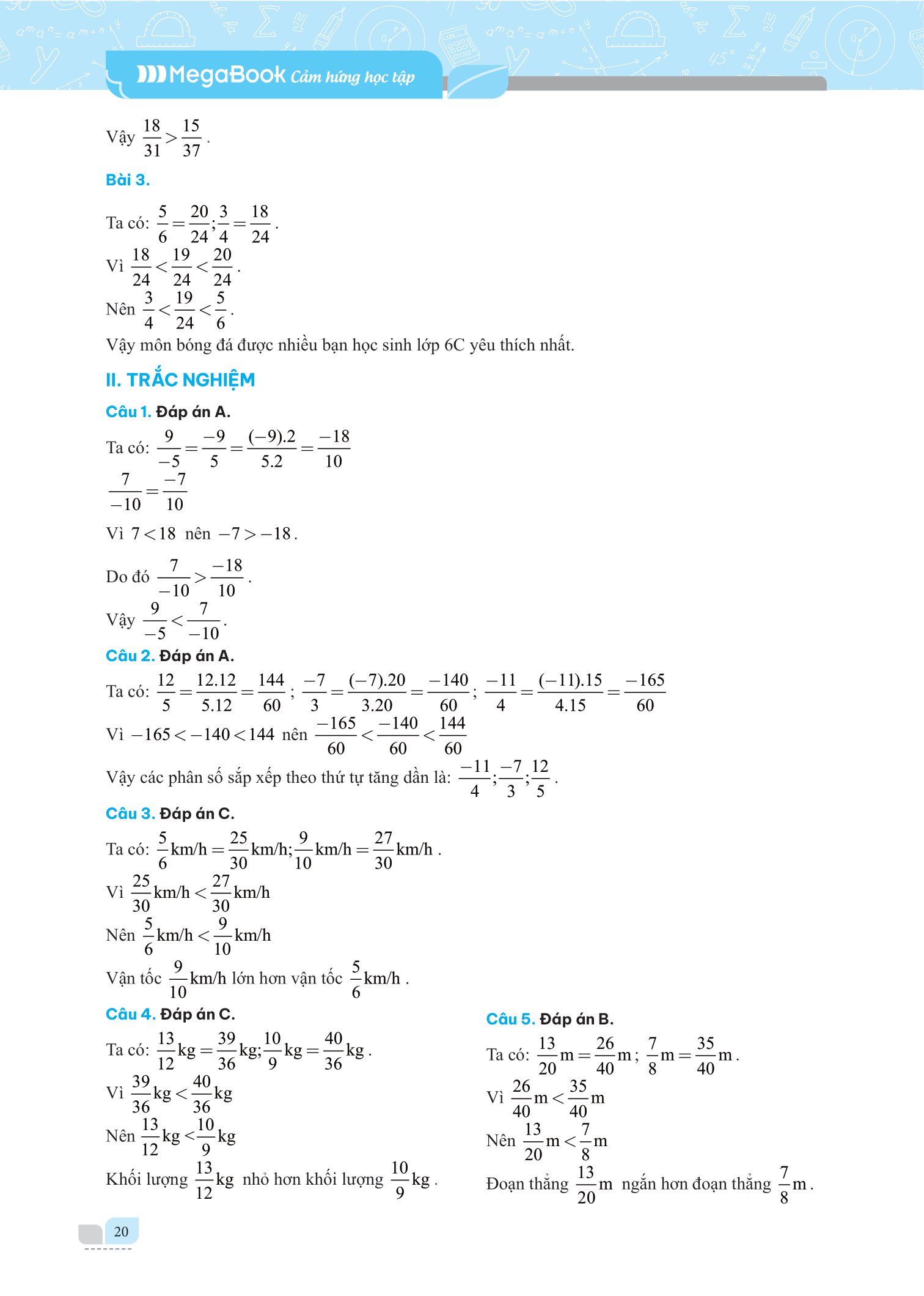 bộ giải bài tập và học tốt toán 6 - tập 2 (theo sgk kết nối tri thức với cuộc sống) - Ảnh 15
