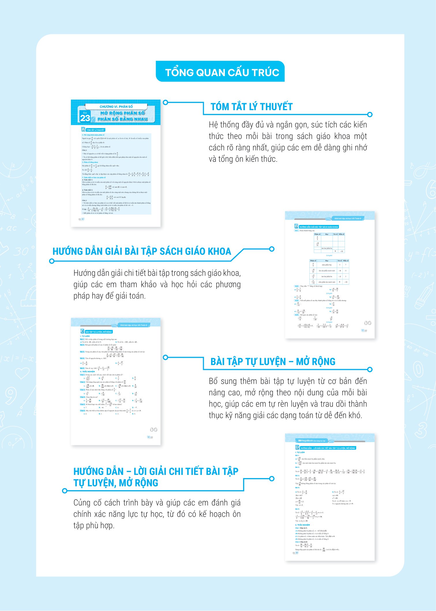 bộ giải bài tập và học tốt toán 6 - tập 2 (theo sgk kết nối tri thức với cuộc sống) - Ảnh 3