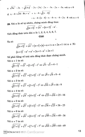 bộ giải sách bài tập toán 9 - tập 1 - Ảnh 14