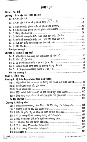 bộ giải sách bài tập toán 9 - tập 1 - Ảnh 3