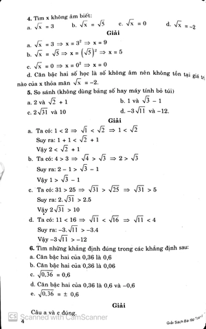 bộ giải sách bài tập toán 9 - tập 1 - Ảnh 5