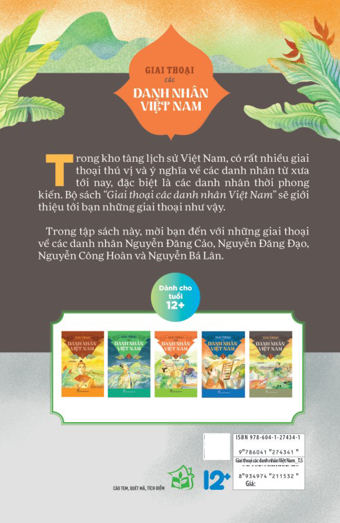 Bộ Giai Thoại Các Danh Nhân Việt Nam - Tập 5 - Ảnh 10