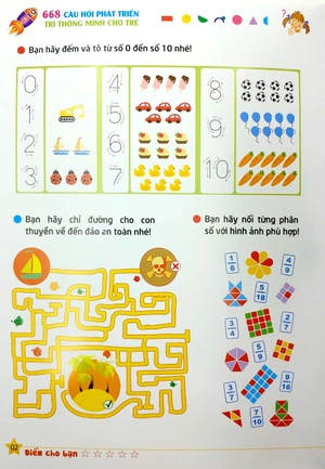 bộ giáo dục sớm phát triển não bộ - 668 câu hỏi phát triển trí thông minh - tập 1 - Ảnh 4