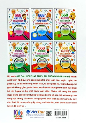 bộ giáo dục sớm phát triển não bộ - 668 câu hỏi phát triển trí thông minh - tập 1 - Ảnh 7