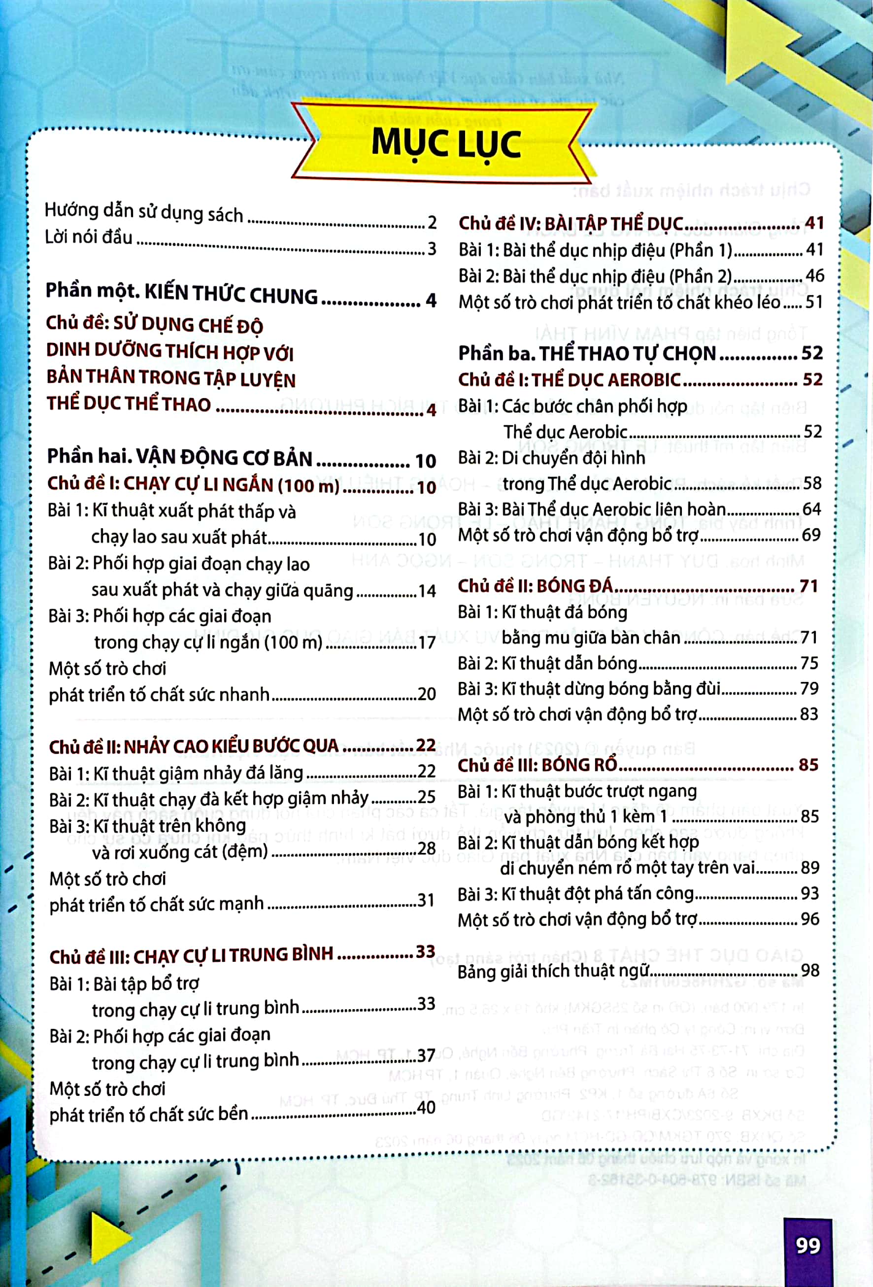 bộ giáo dục thể chất 8 (chân trời sáng tạo) (chuẩn) - Ảnh 3