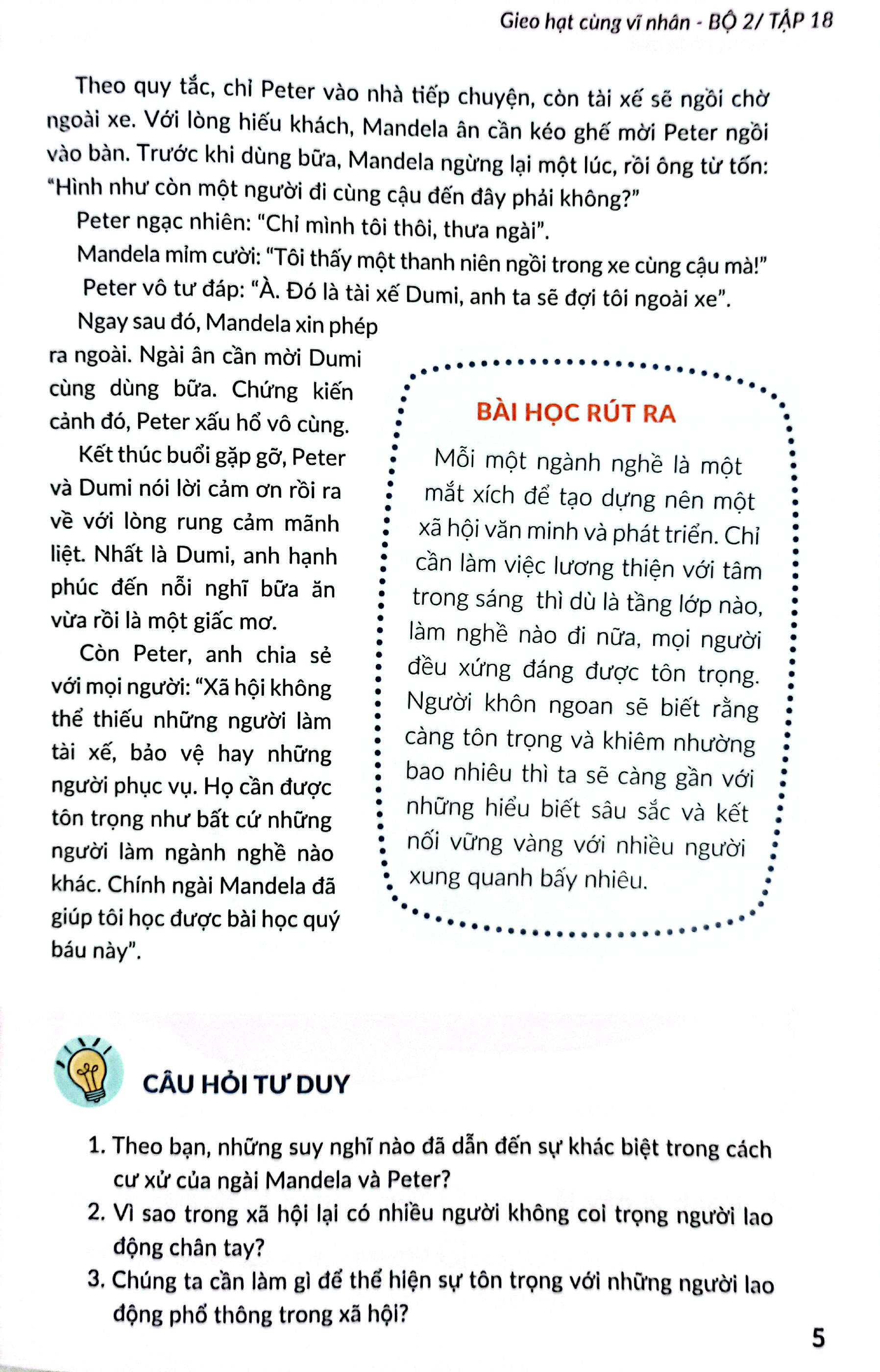 Bộ Gieo Hạt Cùng Vĩ Nhân - Bộ 2 - Tập 18 - Ảnh 6
