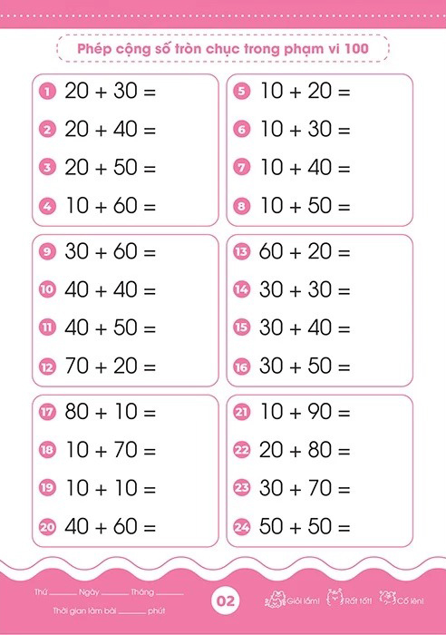 Bộ Giỏi Toán Từ Gốc - Thành Thạo Tính Nhanh - Cộng Trừ Trong Phạm Vi 100 - Ảnh 3