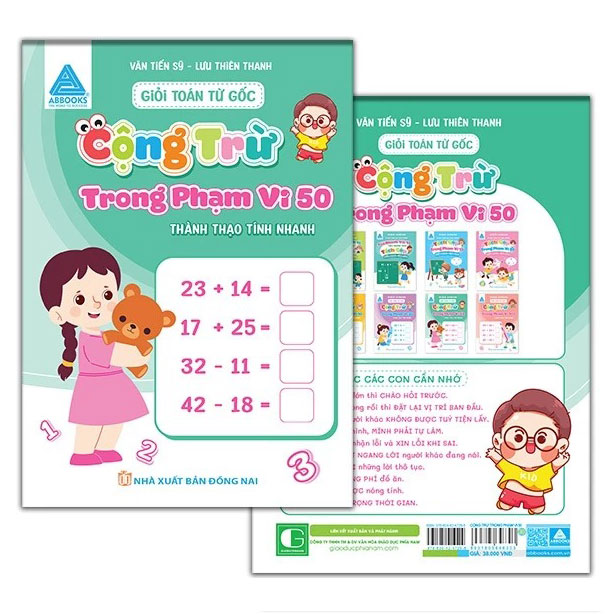 Bộ Giỏi Toán Từ Gốc - Thành Thạo Tính Nhanh - Cộng Trừ Trong Phạm Vi 50