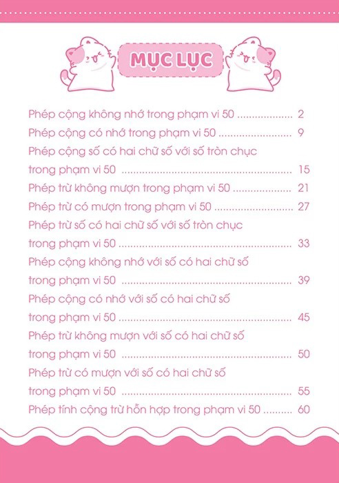 Bộ Giỏi Toán Từ Gốc - Thành Thạo Tính Nhanh - Cộng Trừ Trong Phạm Vi 50 - Ảnh 2