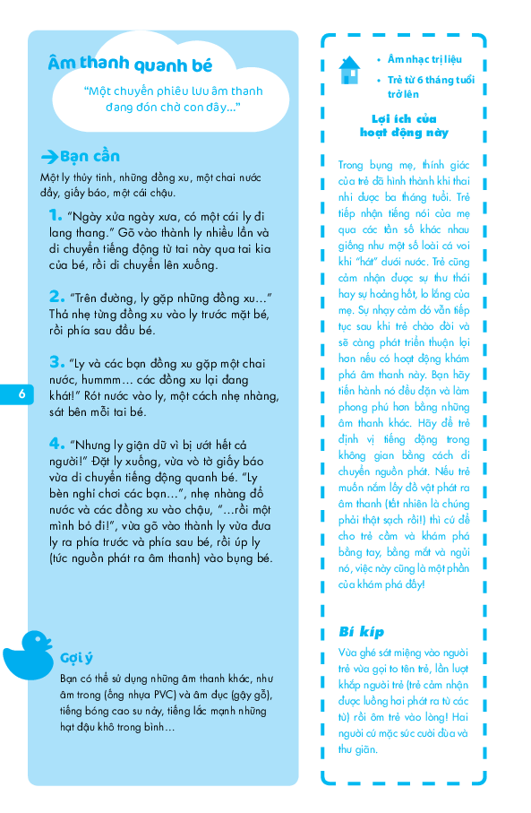 bộ giúp con hạnh phúc: giúp con khám phá đầu đời - 35 hoạt động dành cho trẻ từ 0 đến 3 tuổi - Ảnh 6