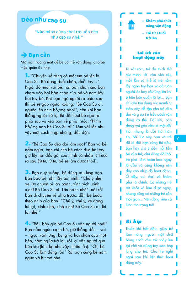 bộ giúp con hạnh phúc: giúp con khám phá đầu đời - 35 hoạt động dành cho trẻ từ 0 đến 3 tuổi - Ảnh 7