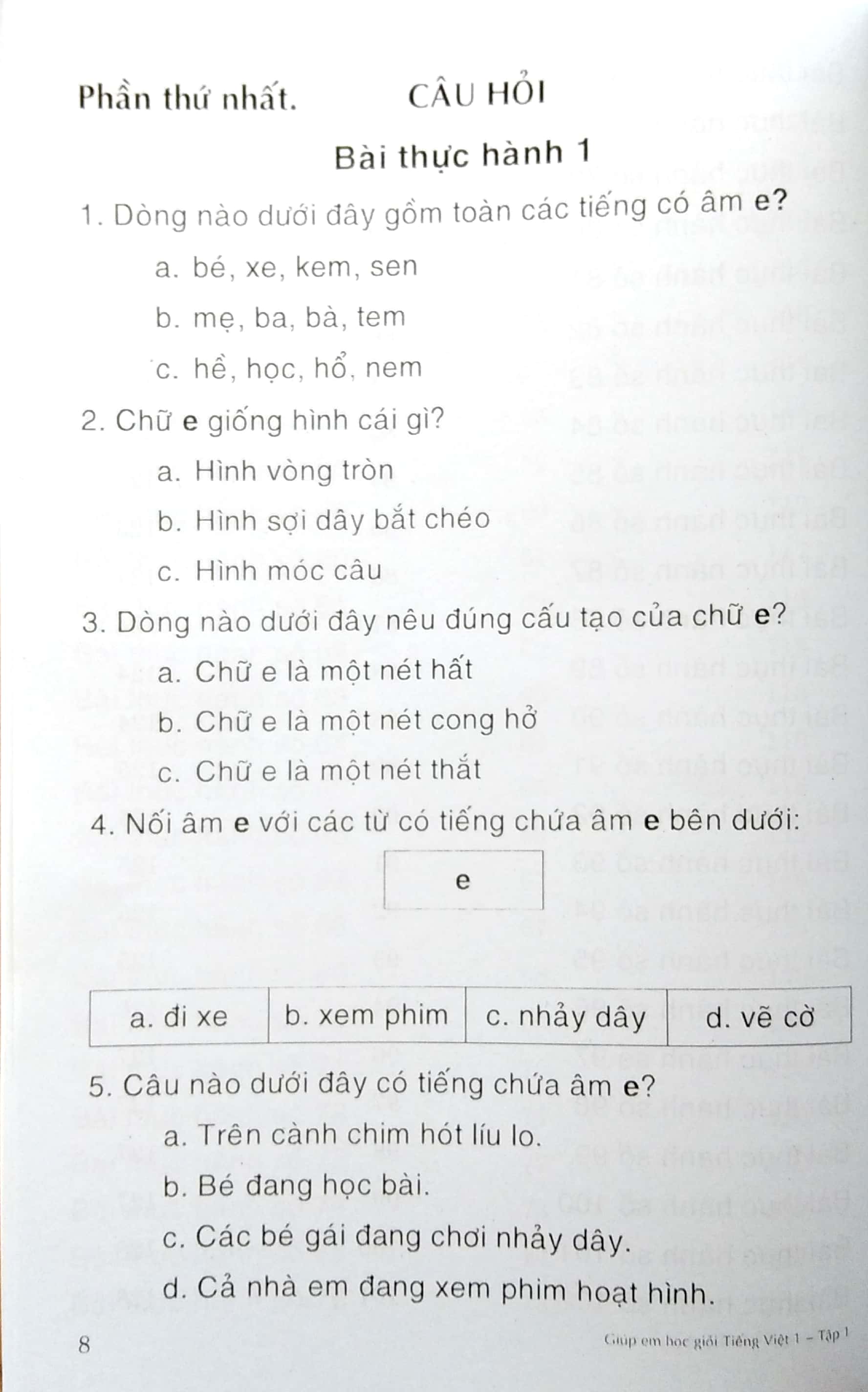 bộ giúp em học giỏi tiếng việt 1 - tập 1 (biên soạn theo chương trình mới) - Ảnh 5