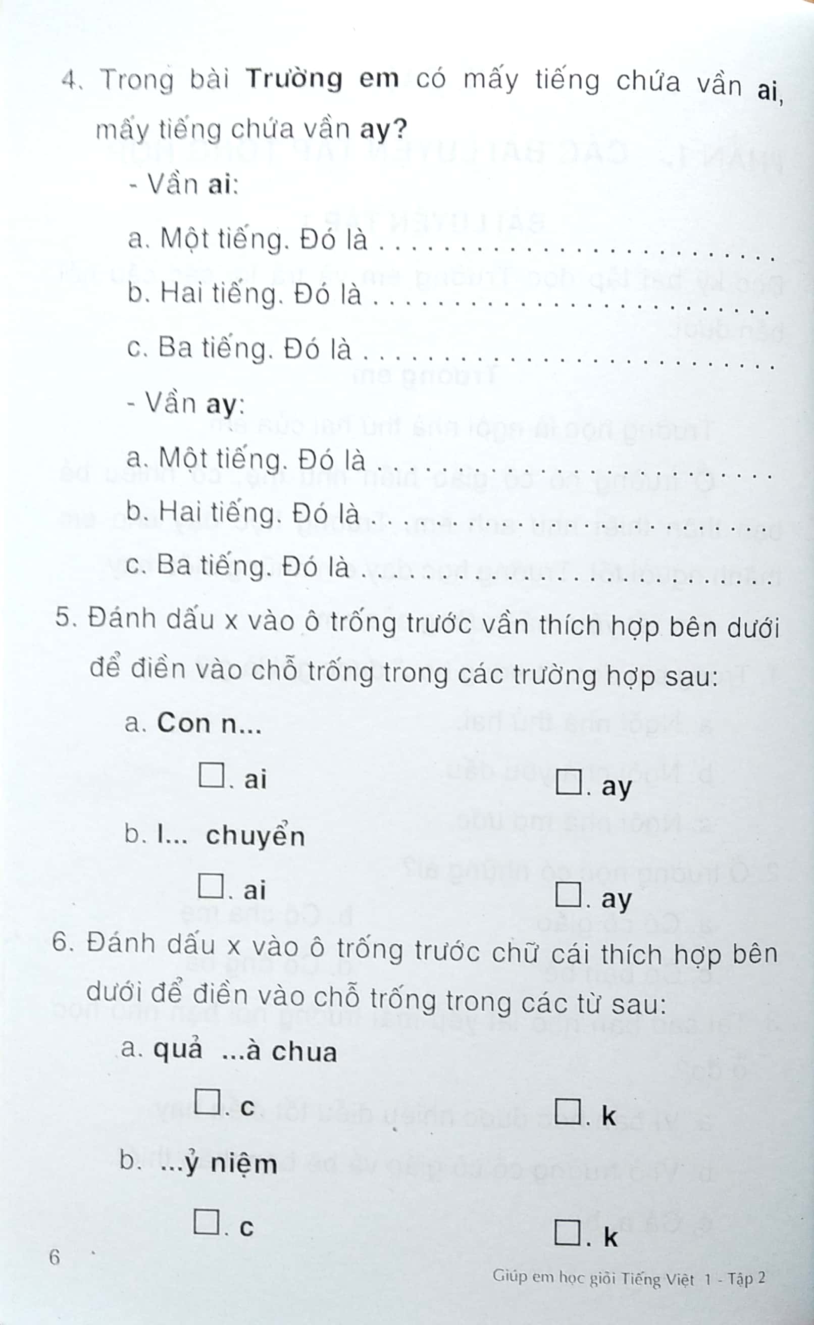 bộ giúp em học giỏi tiếng việt 1 - tập 2 (biên soạn theo chương trình mới) - Ảnh 6