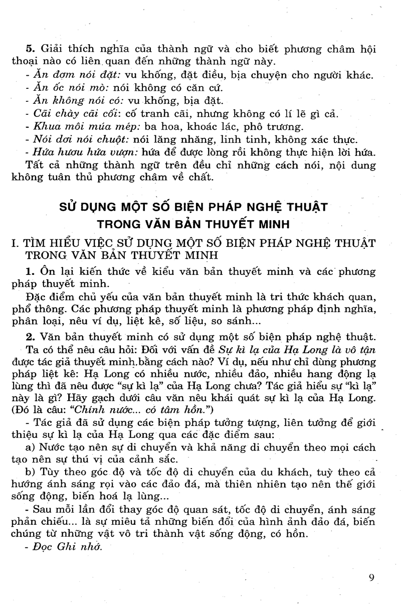 bộ giúp em học tốt ngữ văn lớp 9 (tập một) - Ảnh 10