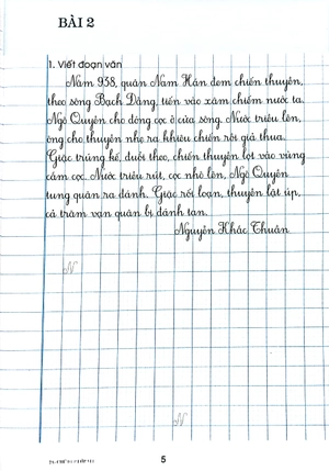 bộ giúp em viết chữ đẹp lớp 5 - tập 1 - Ảnh 5