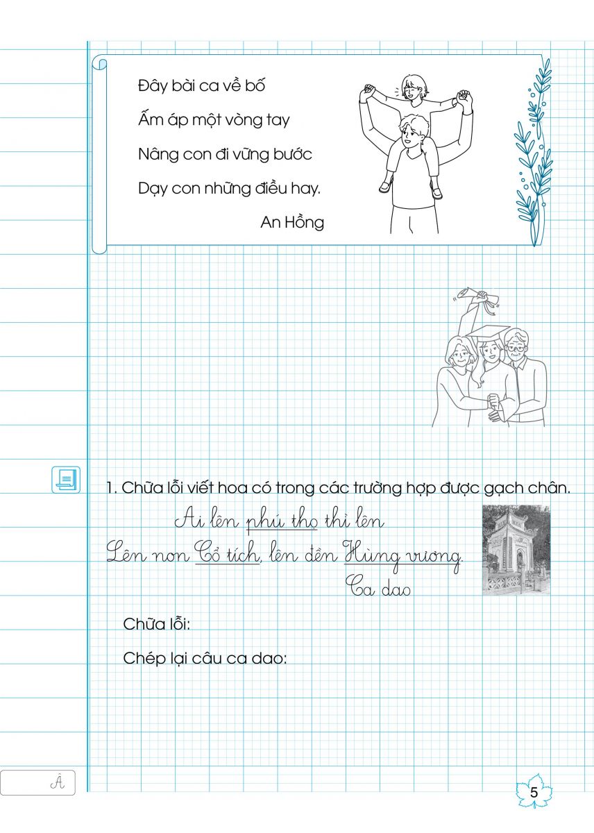 Bo
						
										
										Giup Em Viet Dung, Viet Dep Lop 4 - Tap 1 (Bien Soan Theo Chuong Trinh Giao Duc Pho Thong Moi) - Ảnh 7