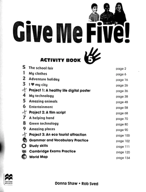 bộ give me five! level 5 activity book with digital activity book - Ảnh 3