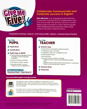 bộ give me five! level 5 pupil's book pack with navio app - Ảnh 6