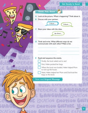 bộ global stage level 6 literacy book and language book with navio app - Ảnh 9