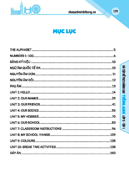 bộ global success - bài tập bổ trợ và nâng cao tiếng anh lớp 3 - tập 1 (có đáp án) - Ảnh 3