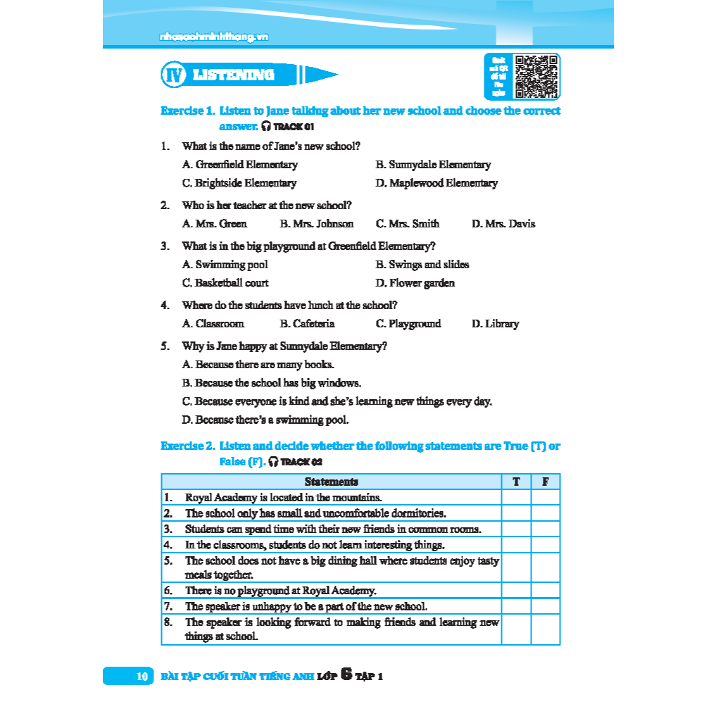 Bo
Global Success - Bai Tap Cuoi Tuan Tieng Anh 6 - Tap 1 (Co Dap An) - Ảnh 9