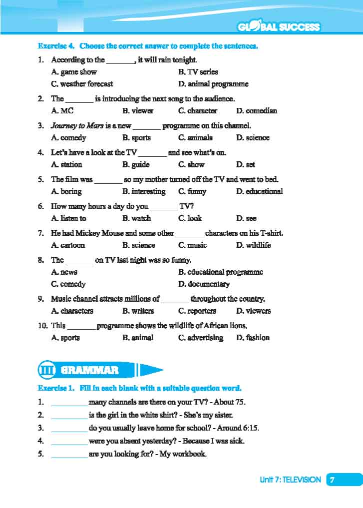 Bộ Global Success - Bài Tập Cuối Tuần Tiếng Anh Lớp 6 - Tập 2 (Có Đáp Án) - Ảnh 6