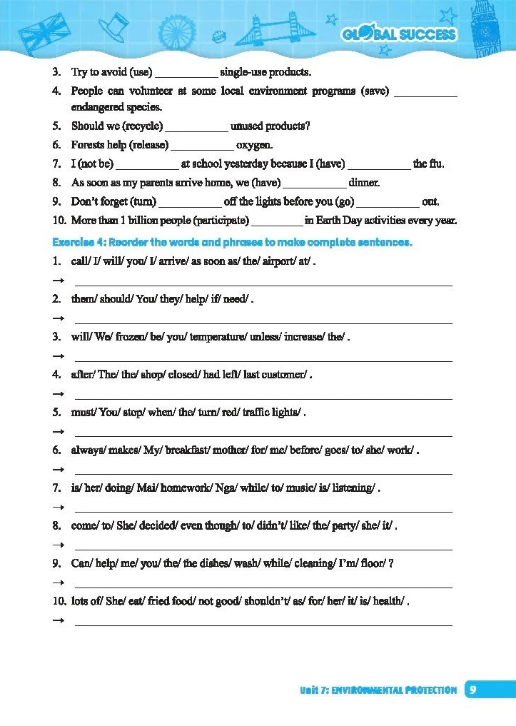 Bộ Global Success - Bài Tập Cuối Tuần Tiếng Anh Lớp 8 - Tập 2 (Có Đáp Án) - Ảnh 8