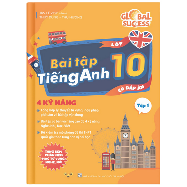 Bộ Global Success - Bài Tập Tiếng Anh 10 - Tập 1 (Có Đáp Án)