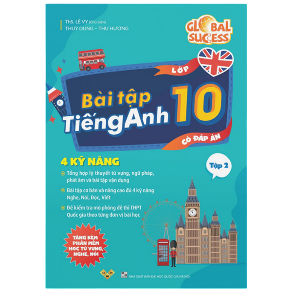 Bộ Global Success - Bài Tập Tiếng Anh 10 - Tập 2 (Có Đáp Án)