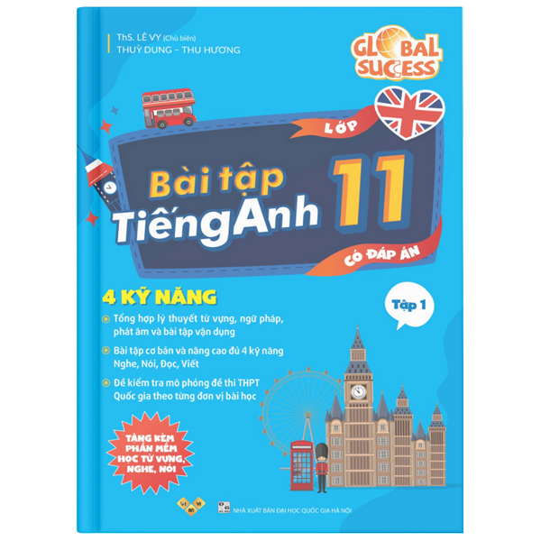Bộ Global Success - Bài Tập Tiếng Anh 11 - Tập 1 (Có Đáp Án)