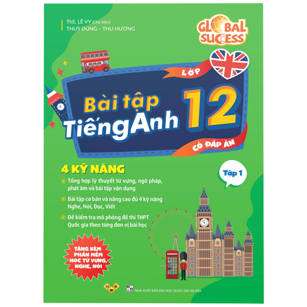 Bộ Global Success - Bài Tập Tiếng Anh 12 - Tập 1 (Có Đáp Án)