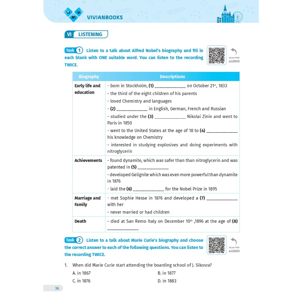 Bộ Global Success - Bài Tập Tiếng Anh 12 - Tập 1 (Có Đáp Án) - Ảnh 6