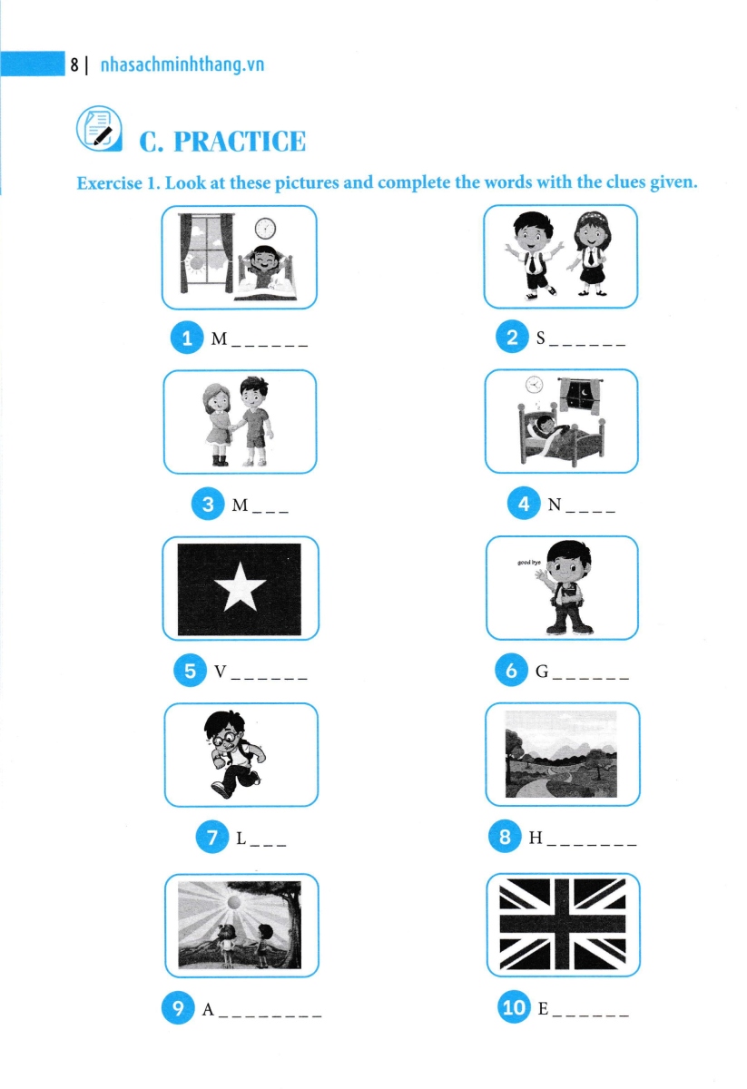 bộ global success - bài tập tiếng anh 4 - không đáp án - Ảnh 7