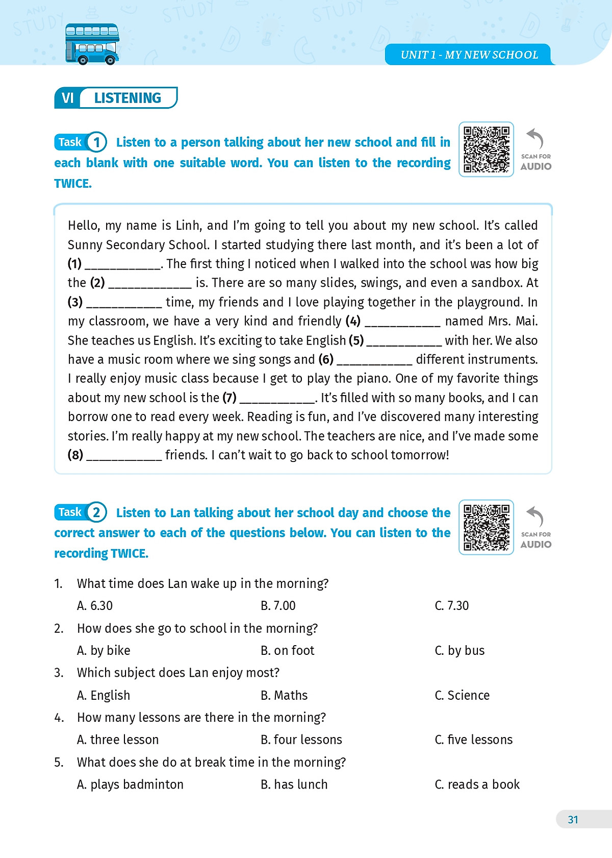 Bộ Global Success - Bài Tập Tiếng Anh 6 - Tập 1 (Có Đáp Án) - Ảnh 5