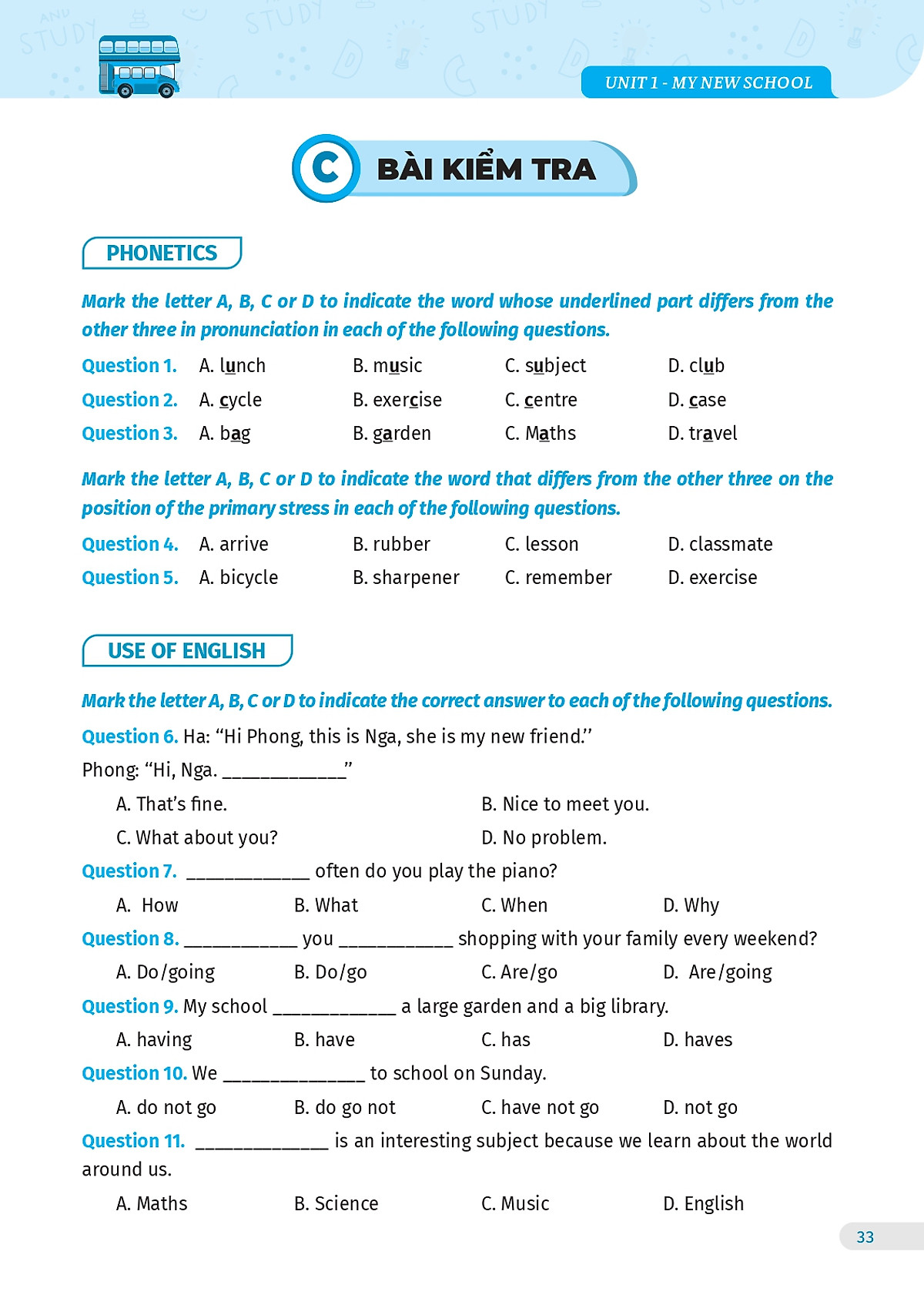 Bộ Global Success - Bài Tập Tiếng Anh 6 - Tập 1 (Có Đáp Án) - Ảnh 6