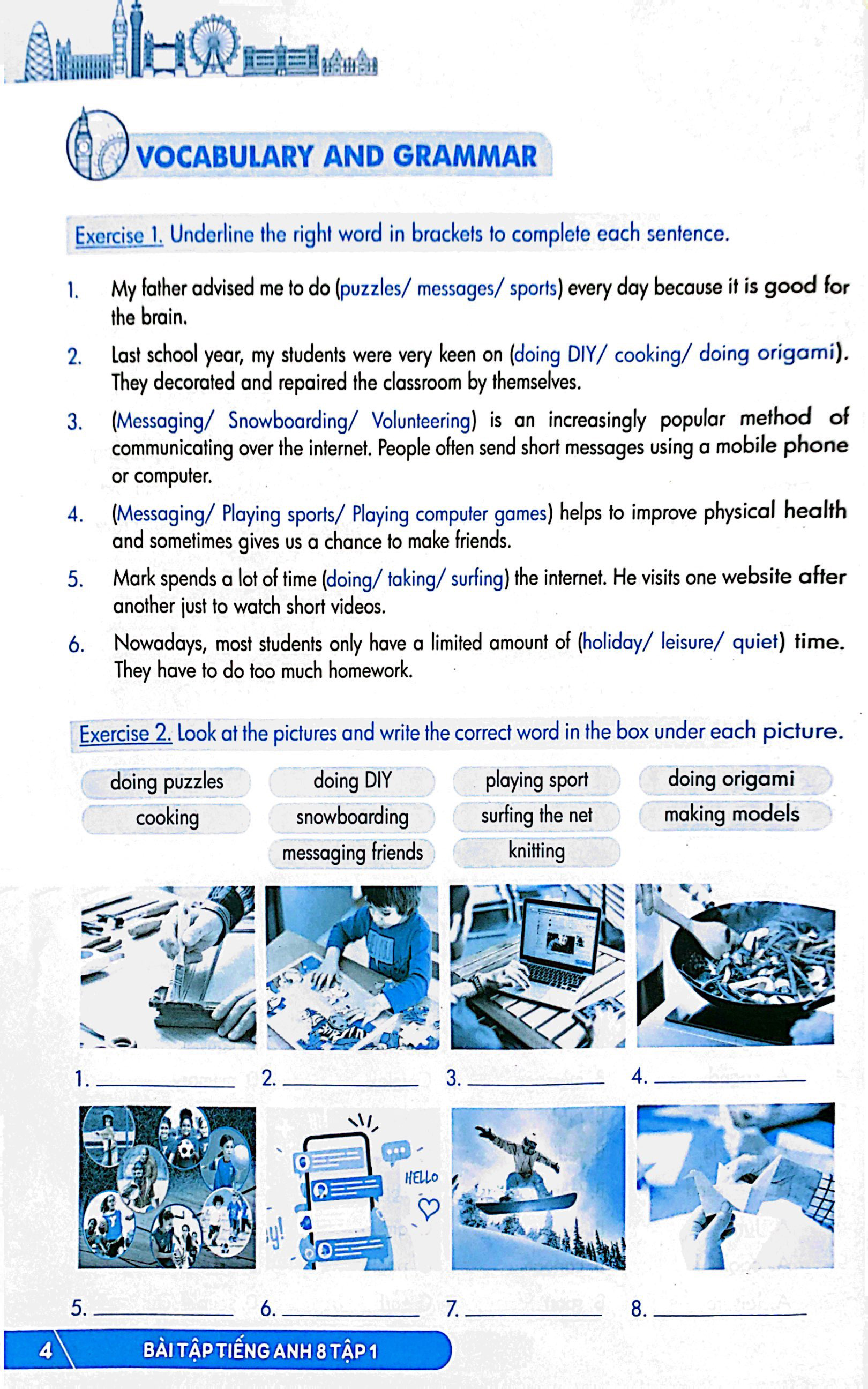 bộ global success - bài tập tiếng anh 8 cơ bản và chuyên sâu - tập 1 (biên soạn theo chương trình giáo dục phổ thông mới) - Ảnh 5