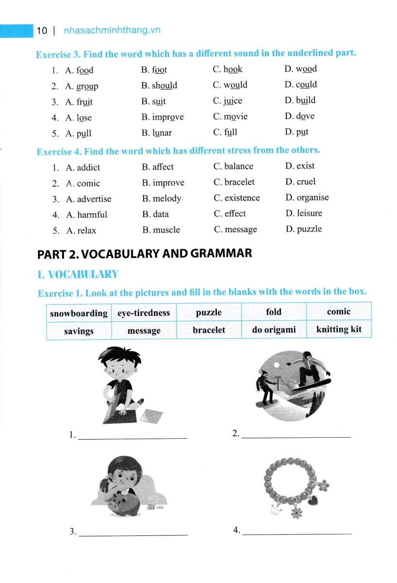 bộ global success - bài tập tiếng anh 8 - không đáp án - Ảnh 10