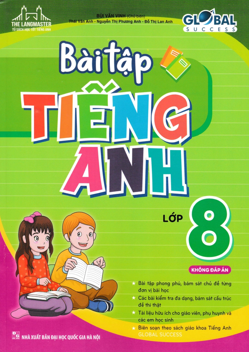 bộ global success - bài tập tiếng anh 8 - không đáp án - Ảnh 2