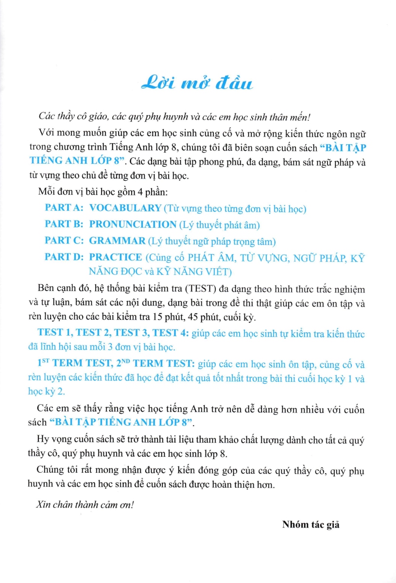 bộ global success - bài tập tiếng anh 8 - không đáp án - Ảnh 4