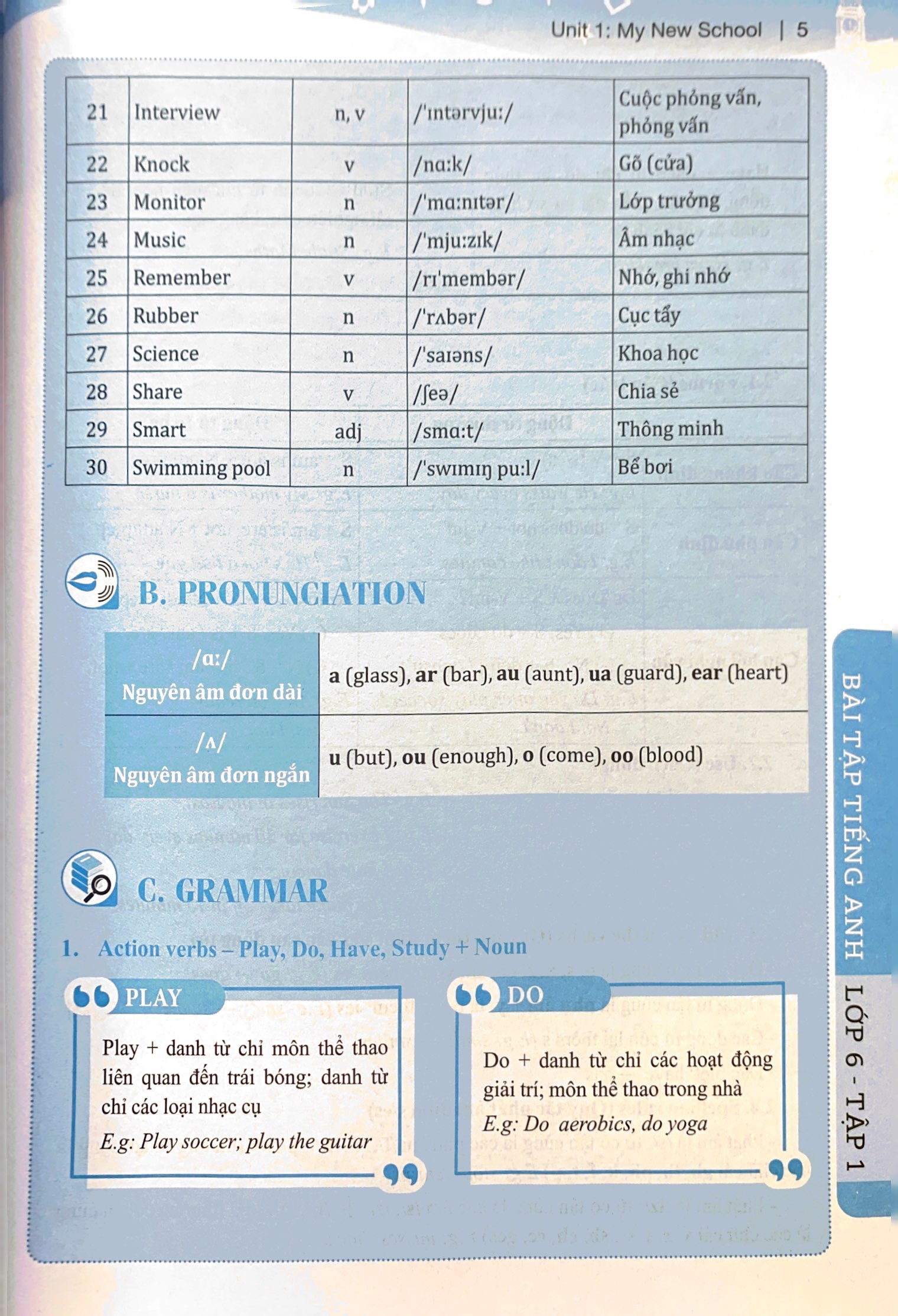 bộ global success - bài tập tiếng anh lớp 6 - tập 1 (có đáp án) - Ảnh 5