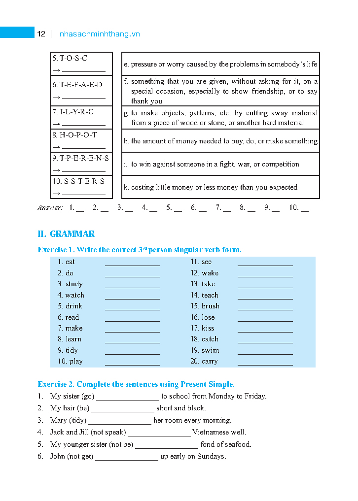 bộ global success - bài tập tiếng anh lớp 7 (không đáp án) - Ảnh 10