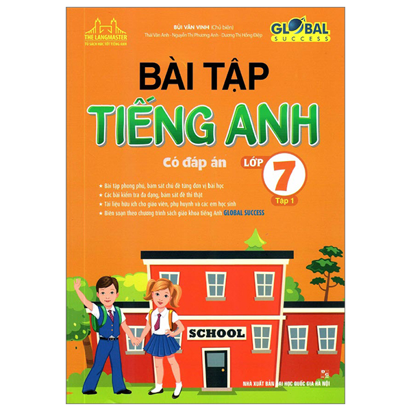Bộ Global Success - Bài Tập Tiếng Anh Lớp 7 - Tập 1 (Có Đáp Án) (Tái Bản 2024)