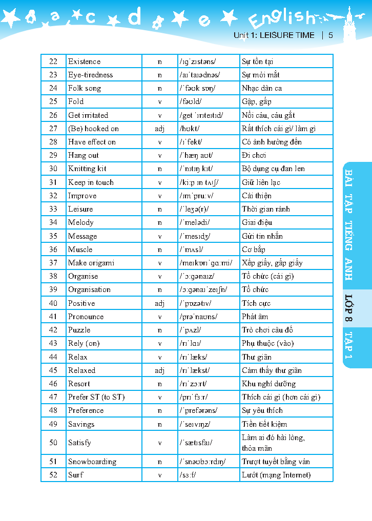 bộ global success - bài tập tiếng anh lớp 8 - tập 1 (có đáp án) - Ảnh 5